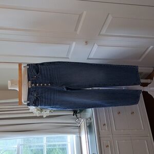 Madewell Womens The Perfect Vintage Straight Medium Wash‎ Jean Button-Fly S-26